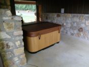 Hot Tub under cover for year round use